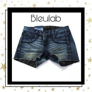 Bleulab Denim Coated Reversible Denim Shorts Sz 23